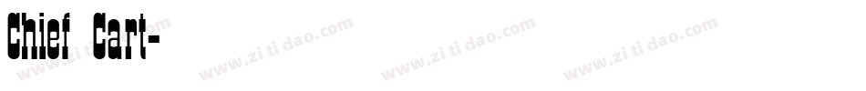 Chief Cart字体转换